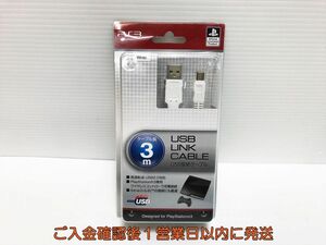 【1円】新品未開封 PS3 USB LINK CABLE 3M ホワイト ILXOY014 USB接続ケーブル ゲーム周辺機器 1A0202-442ym/F3