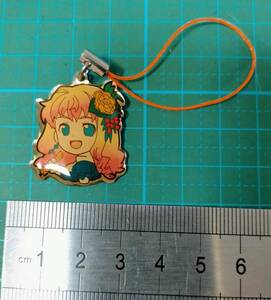 マクロスF メタル ストラップ シェリル・ノーム 雪露 チャーム MACROSS Frontier F Sheryl Nome metal strap charm mascot 