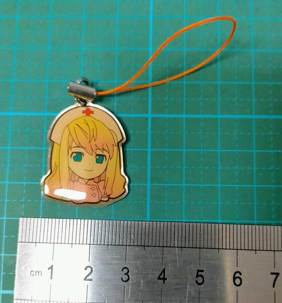 マクロスF メタル ストラップ シェリル・ノーム 雪露 ナース nurse チャーム MACROSS Frontier F Sheryl Nome metal strap charm mascot 