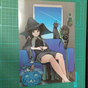 非売品 付録 ふらいんぐうぃっち クリアファイル B5 石塚 千尋 魔女 Flying Witch Chihiro Ishizuka clear folder document File limited