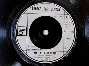 7inch★George Benson『My Latin Brother / Supership』★Don Sebesky★CTI★Jazz Funk, Disco, Fusion, Free Soul★45 EP