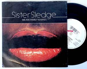 7inch★Sister Sledge『We Are Family ('93 Mix) & Original Version』★Chic, Nile Rodgers★House, Disco★45 EP