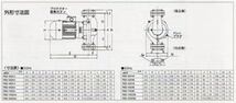 三相電機 鋳鉄製ラインポンプ 32PBZ-2021A 単相100V 50Hz 屋外設置可　送料無料 但、一部地域除_画像4