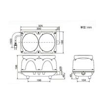 フジクリーン工業(マルカ)エアーポンプ EcoMac150 　送料無料 但、一部地域除 代引/同梱不可_画像3