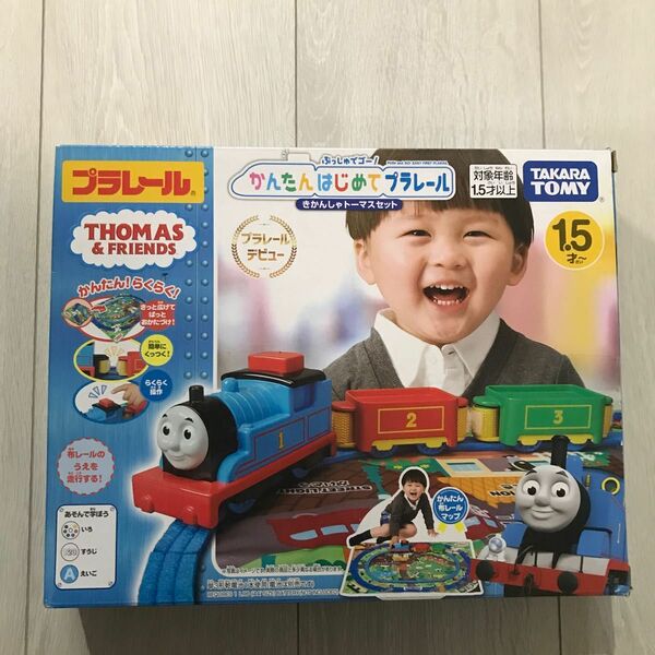 タカラトミー 『プラレール トーマス ぷっしゅでゴー! かんたんはじめてプラレール きかんしゃトーマスセット』 電車 列車 玩具