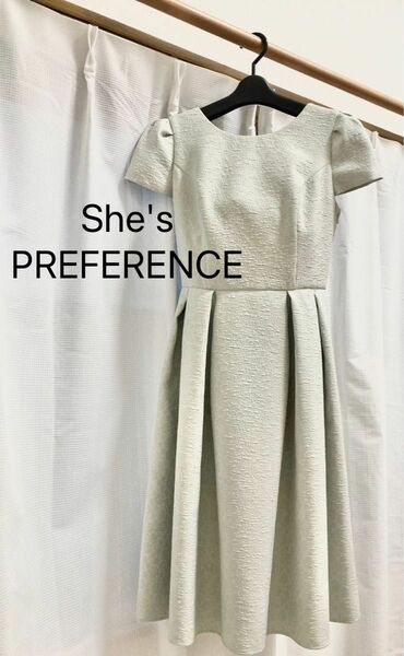 She's PREFERENCE パーティドレス 緑 グリーン 38