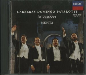 CD/ パヴァロッティ、ドミンゴ、カレーラス / 3大テノール 世紀の競演 / 国内盤 POCL-1481 30214
