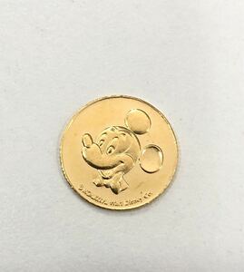純金 金貨 ミッキーマウス ディズニー 24金 1.69g 1/20オンス コイン イエローゴールド コレクション Gold ④