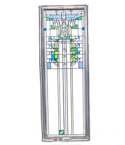 フランク・ロイド・ライト(Frank Lloyd Wright) ヴィンテージ ステンドグラス 睡蓮 大型 グラスマスターズ ティファニースタジオ トロント 