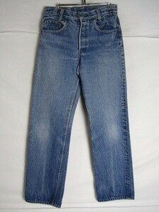 80年代製　Levi's リーバイス　701　デニムパンツ　黒カンヌキ　W28 L29 vintage