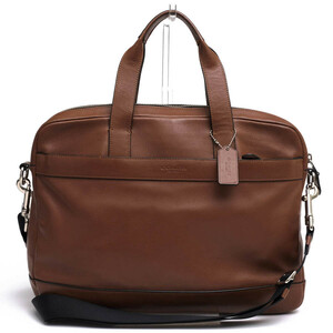 COACH コーチ ビジネスバッグ F54801 Hamilton Bag In Smooth Leather ハミルトン バッグ スムースレザー 牛革 2WAY ショルダーバッグ