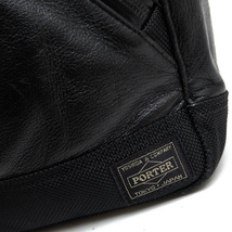 PORTER ポーター 吉田カバン ショルダーバッグ 107-01262 ZOOM SLING SHOULDER BAG ズーム 牛ステア スコッチガードTM ボディバッグ_画像7