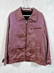 ARMANI COLLEZIONI Armani koretsio-ni lady's Zip up blouson tamamsi manner color M Italy made 