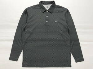 ナイキゴルフ ドライフィット NIKE GOLF 長袖ポロシャツ XL　　大きいサイズ ストレッチ 石瀬5105