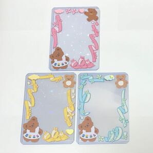 【SALE】B8 硬質カードケース トレカケース 韓国作家 シールデコ 3点まとめ売り milkjoyセット
