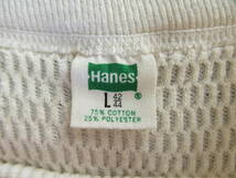 Hanes Thermal T-SHIRT L (42-44) MADE IN USA ヘインズ サーマル Tシャツ アメリカ製_画像4