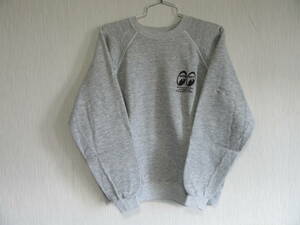 Hanes MOONEYES Sweat Shirts L(42-44) MADE IN USA 80's ヘインズ ムーンアイズ スウェット シャツ アメリカ製 80年代