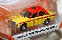 Greenlight 1/64 1970 ダットサン 510 ブルーバード 日本交通 タクシー Tokyo Torque Datsun Nissan ニッサン 日産 グリーンライト_画像3