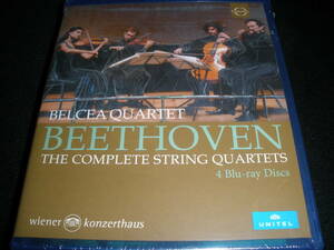 ブルーレイ 新品 ベートーヴェン 弦楽四重奏曲 全集 ベルチャ四重奏団 ラズモフスキー 後期 Beethoven Complete String Quartets Belcea BD