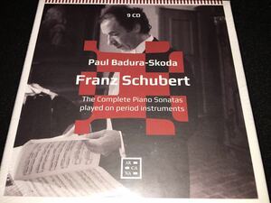 廃盤 9CD 新品 バドゥラ=スコダ シューベルト ピアノ ソナタ 全集 フォルテピアノ パウル Schubert Complete Piano Sonatas Badra Skoda