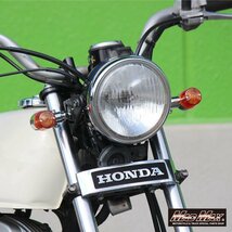 汎用 丸形ミニヨーロピアンウインカー シルバー/オレンジ M10*60mmアルミ 取付ステー付 2個SET/HONDA KAWASAKI SUZUKI YAMAHA【送料800円】_画像4