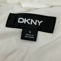 未使用■DKNY ダナキャラン レディース ファー付き ジャケット S ホワイト 白_画像6