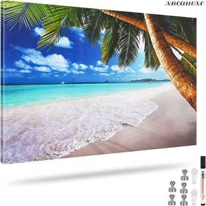  stylish . convenient magnet board beach art panel memory nature interior ornament part shop decoration equipment ornament . canvas picture art appreciation 