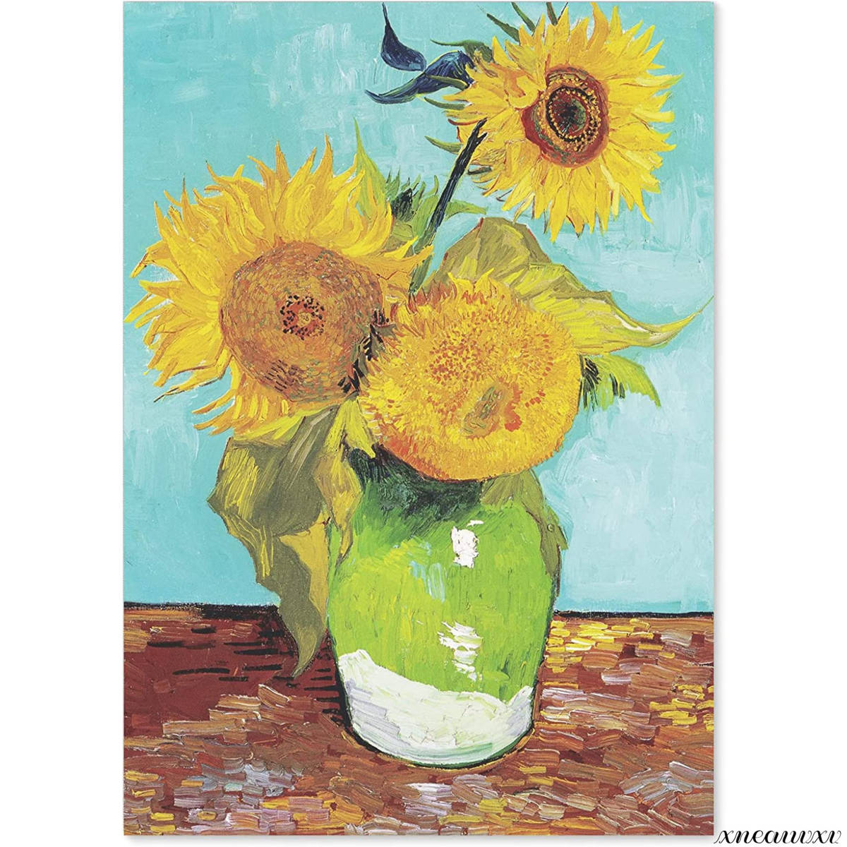 वान गाग कला पोस्टर सूरजमुखी प्रजनन आंतरिक कक्ष सजावट सजावट पेंटिंग आधुनिक सार संयंत्र फूल, चित्रकारी, तैल चित्र, प्रकृति, परिदृश्य चित्रकला