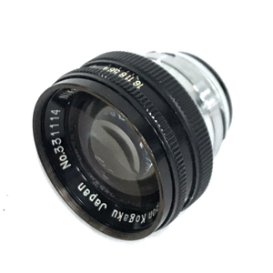 Nikon NIKKOR-S.C 5cm 1.4 黒鏡胴 一眼 カメラ レンズ 光学機器