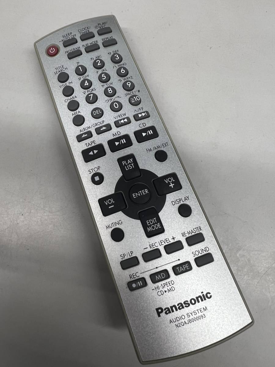 人気の 【動作良好】美品 パナソニック リモコン付 SA-PM300MD