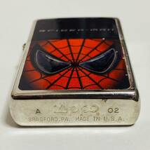 【中古品】Zippo ジッポー MARVEL マーベル SPIDER-MAN スパイダーマン 2002年 ライター_画像5