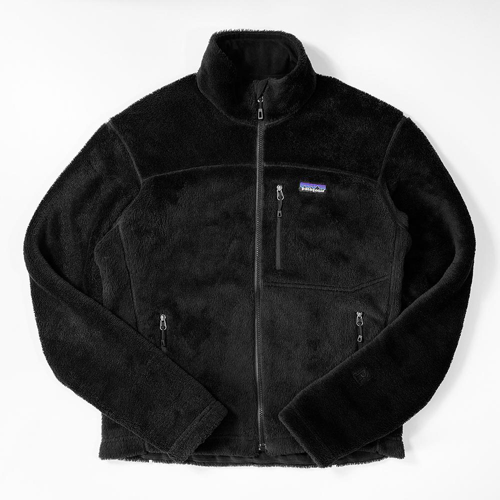 美品 patagonia パタゴニア R3 フリースジャケット オレンジ L ハイロフト-