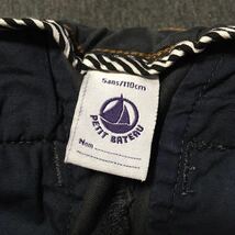 PETIT BATEAU プチバトー チノパン サイズ 5ans 110 キッズ 男の子 チャコールグレー_画像5