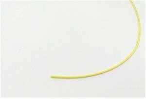 ☆ 熱収縮 シュリンクチューブ 太さ 0.8mm / 長さ 100cm / 色 黄色　.
