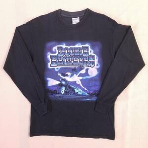 魅惑のバンドT特集! 00s『THE DOOBIE BROTHERS(ザ・ドゥービー・ブラザーズ) / 2001年全米ツアー』長袖Tシャツ All Sport 米国製 紺 M