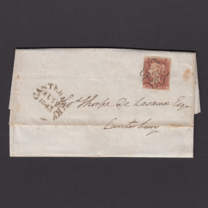 [ England ]1843 year SG#8/12(BS17h)pe knee red ( less eyes strike ) figure entering maru ta 10 character . seal cover entire (hb8x8CikJU)