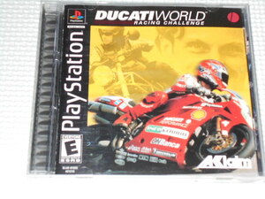 PS★DUCATI WORLD RACING CHALLENGE 海外版★箱付・説明書付・ソフト付