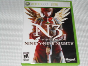 xbox360★NINETY-NINE NIGHTS N3 海外版★箱付・説明書付・ソフト付