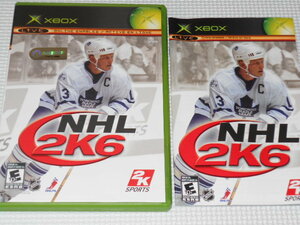 xbox*NHL 2K6 overseas edition * box attaching * instructions attaching * soft attaching 