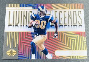 2019 Panini Illusions Football Living Legends Isaac Bruce No.LL-IB Rams NFL ラムズ　カード