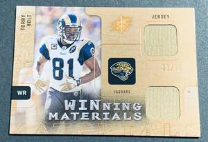 2009 Upper Deck SPX Football Torry Holt Jersey /99 W-HO Jaguars NFL ジャージ　99枚限定　カード