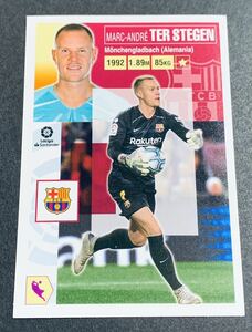 2020-21 Panini La Liga Este Marc-Andre Ter Stegen No.2 Barcelona Sticker テアシュテーゲン　バルセロナ　ステッカー　リーガ