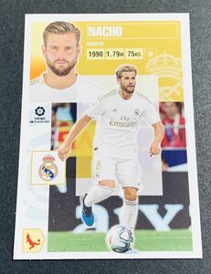 2020-21 Panini La Liga Este Nacho No.6B Real Madrid Sticker ナチョ　レアルマドリード　ステッカー　リーガ