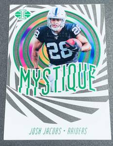 2019 Panini Illusions Football Mystique Josh Jacobs /149 No.MYS-JOJ RC Rookie Raiders NFL ルーキー　149枚限定　シリアル