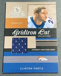 2003 Donruss Clinton Portis Game-Worn Jersey /275 GC-52 Broncos NFL ジャージ　275枚限定　カード