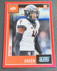 2020 Panini Score Football A.J. Green /20 No.331 RC Rookie NFL 20枚限定　シリアル　ルーキー　カード