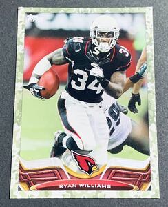 2013 Topps Camo Ryan Williams /399 299 Cardinals NFL 399枚限定　シリアル　カージナルス　カード