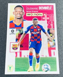 2020-21 Panini La Liga Este Ousmane Dembele No.14B Barcelona Sticker デンベレ　バルセロナ　ステッカー　リーガ