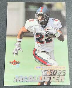 2001 Fleer Ultra Deuce McAllister /2499 261 RC Rookie New Orleans Saints NFL 2499枚限定　シリアル　ルーキー　セインツ　カード