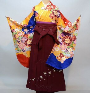  кимоно hakama комплект Junior для . исправление 135cm~143cm From KYOTO hakama модификация возможность новый товар ( АО ) дешево рисовое поле магазин NO29327-02